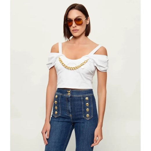 Elisabetta Franchi Top | Cropped Fit ze sklepu Gomez Fashion Store w kategorii Bluzki damskie - zdjęcie 188443902