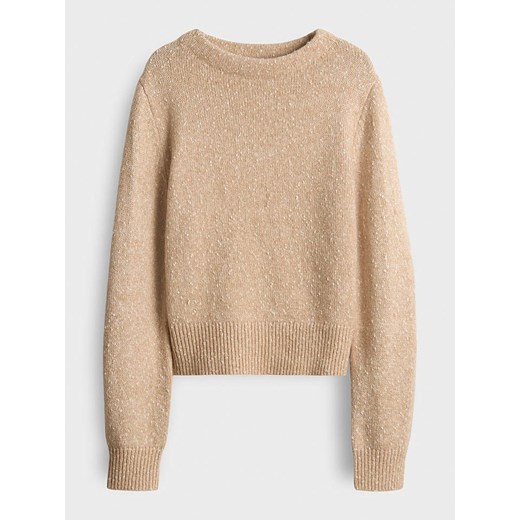 OPUS Sweter "Panep" w kolorze beżowym Opus 36 okazja Limango Polska