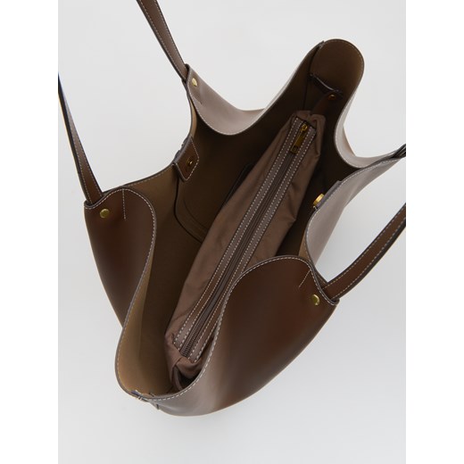 Reserved - Torebka shopper - beżowy Reserved ONE SIZE Reserved