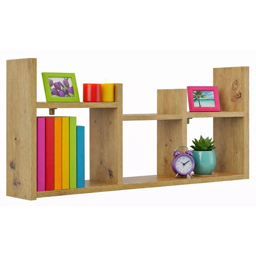 Skandynawska Półka Na Ścianę Dąb 15 Rozmiarów T6-L82 ze sklepu Edinos.pl w kategorii Półki - zdjęcie 188473291