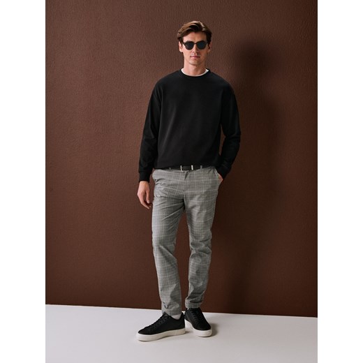 Sinsay - Bluza crewneck basic - czarny Sinsay 3XL Sinsay