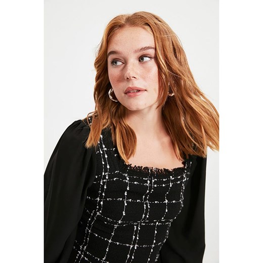 trendyol Sukienka w kolorze czarno-białym Trendyol 36 okazyjna cena Limango Polska