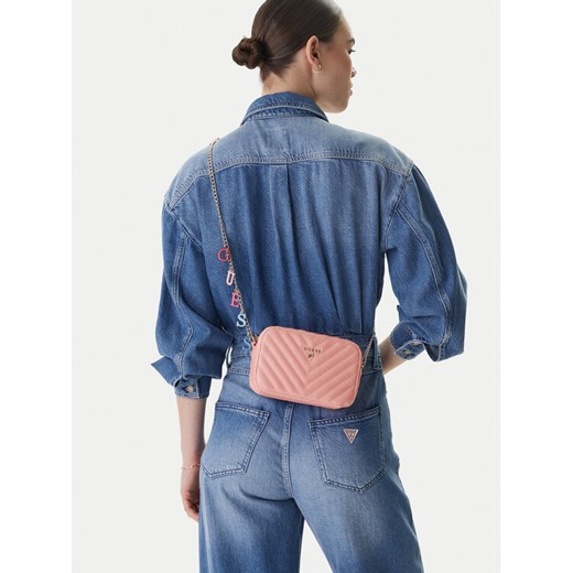Torebka Guess J4GZ23 WFZL0 Różowy ze sklepu eobuwie.pl w kategorii Kopertówki - zdjęcie 188505763