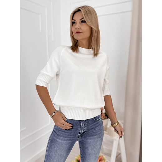 sweter mores ecru one size ze sklepu UBRA w kategorii Swetry damskie - zdjęcie 188510904