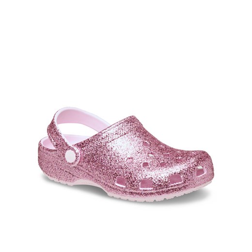 Klapki Crocs Classic Chunky Glitter Clog K 211939 Różowy Crocs 33_34 eobuwie.pl