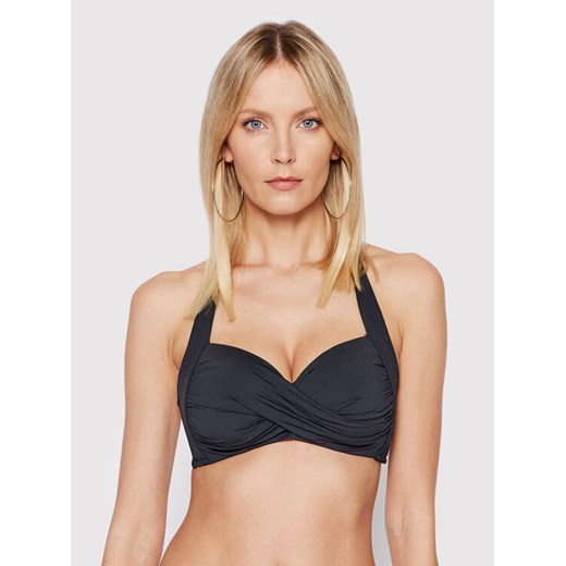 Seafolly Góra od bikini S.Collective Twist 30806-942 Czarny ze sklepu MODIVO w kategorii Stroje kąpielowe - zdjęcie 188512802