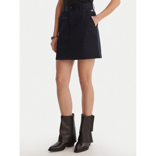 G-Star Raw Spódnica mini D29095-5126 Granatowy Regular Fit ze sklepu MODIVO w kategorii Spódnice - zdjęcie 188513002