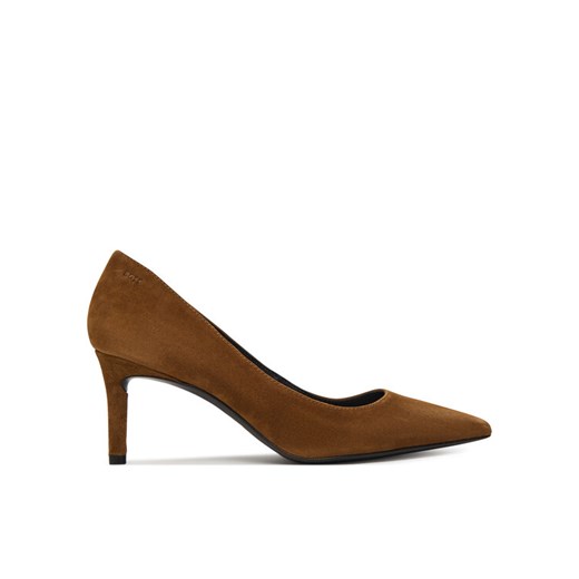 BOSS Szpilki Gracey 50557675 Brązowy ze sklepu MODIVO w kategorii Czółenka - zdjęcie 188515313