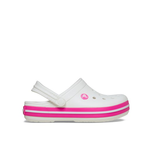 Crocs Klapki Crocband Clog K 207006 Biały ze sklepu MODIVO w kategorii Klapki dziecięce - zdjęcie 188515903