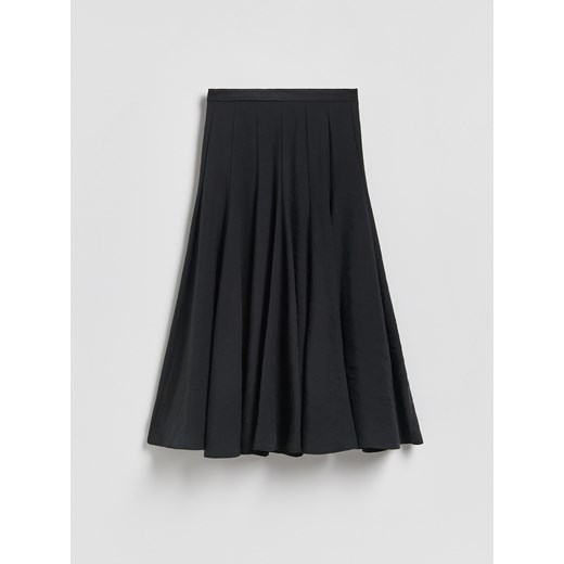 Reserved - Spódnica z modalem - czarny ze sklepu Reserved w kategorii Spódnice - zdjęcie 188538180