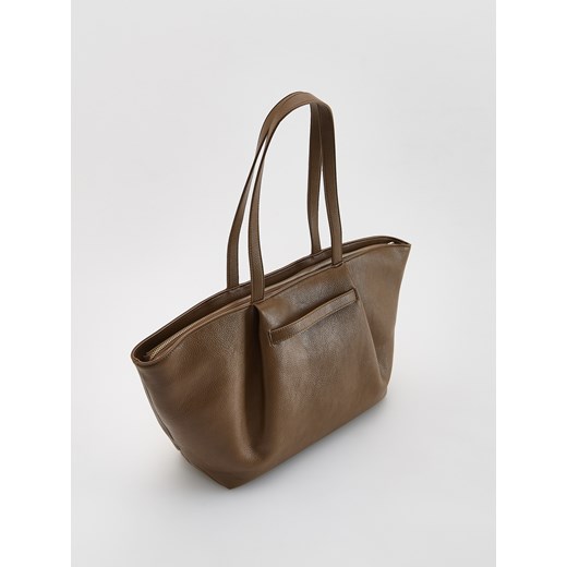 Reserved - Torebka shopper - beżowy Reserved ONE SIZE Reserved