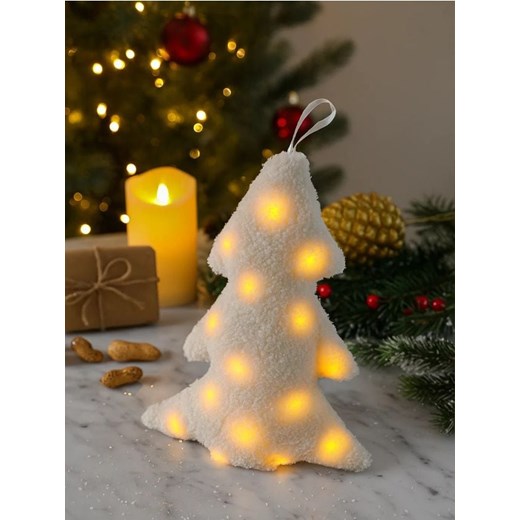 Sinsay - Pluszowa dekoracja LED w kształcie gwiazdy - biały ze sklepu Sinsay w kategorii Dekoracje bożonarodzeniowe - zdjęcie 188543041