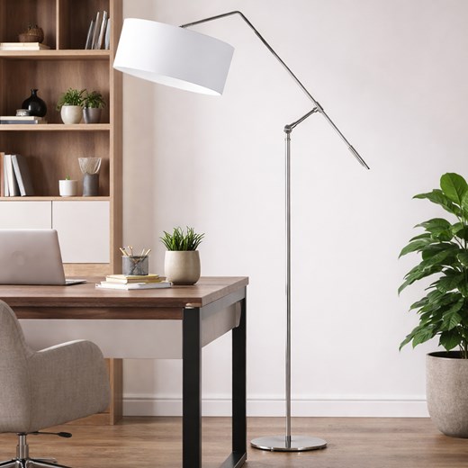 Designerska lampa stojąca z regulowanym ramieniem do pracy i nauki LIBERIA ze sklepu Lysne w kategorii Lampy podłogowe - zdjęcie 188547362