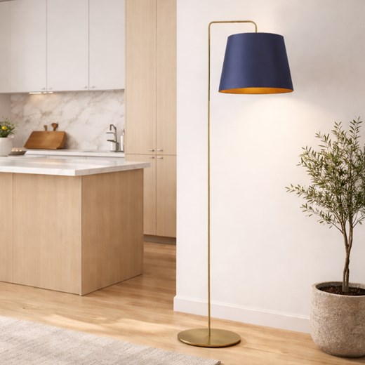 Nowoczesna lampa podłogowa do salonu RIJAD GOLD ze sklepu Lysne w kategorii Lampy podłogowe - zdjęcie 188547571