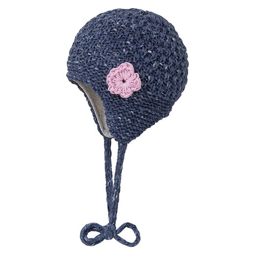 Döll Dzianinowa czapka w kolorze granatowo-jasnoróżowym Döll 43 cm Limango Polska okazja