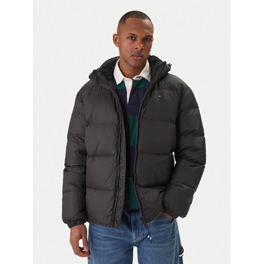 Tommy Jeans Kurtka puchowa Essential DM0DM19786 Czarny Regular Fit ze sklepu MODIVO w kategorii Kurtki męskie - zdjęcie 188632361