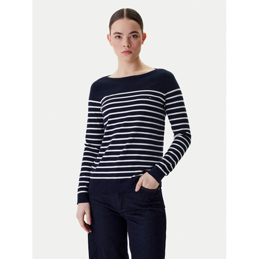 Tommy Hilfiger Sweter Heritage Boat WW0WW22046 Granatowy Regular Fit Tommy Hilfiger S MODIVO
