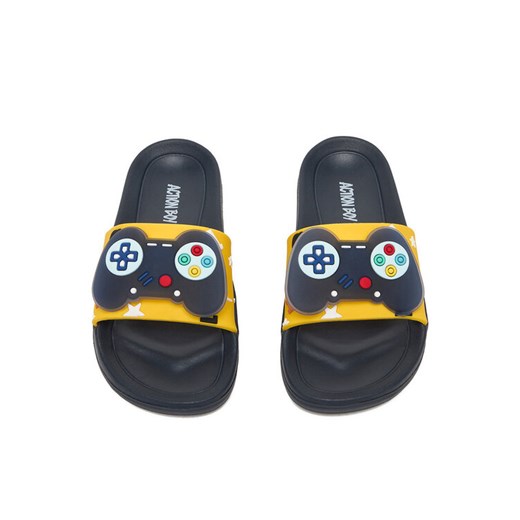 Action Boy Klapki P3047079K Żółty ze sklepu MODIVO w kategorii Klapki dziecięce - zdjęcie 188642054