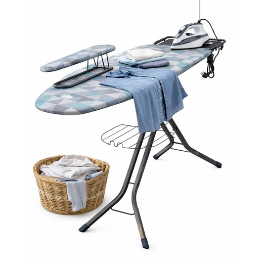 Deska do prasowania z rękawnikiem w trójkąty B1-S36 ze sklepu Edinos.pl w kategorii Łazienka - zdjęcie 188643473