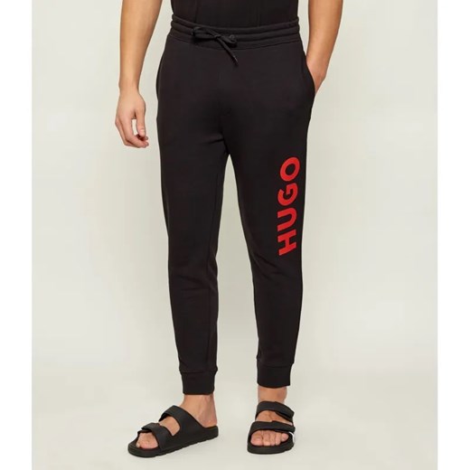 HUGO Spodnie dresowe Dutschi | Regular Fit ze sklepu Gomez Fashion Store w kategorii Spodnie męskie - zdjęcie 188652574