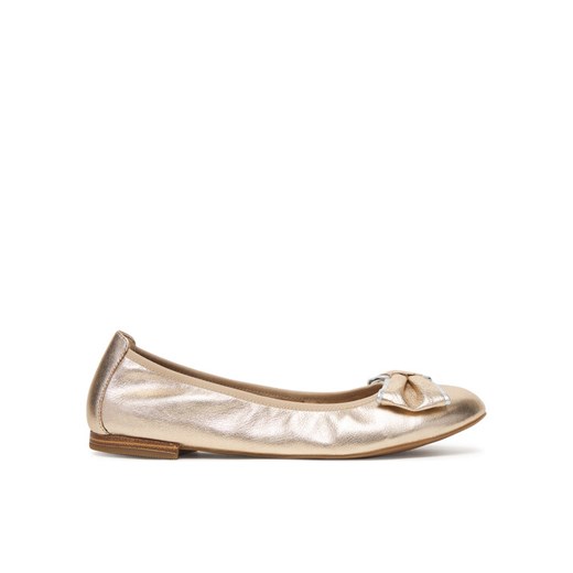 Baleriny Caprice 9-22111-46 Złoty ze sklepu eobuwie.pl w kategorii Balerinki - zdjęcie 188652672