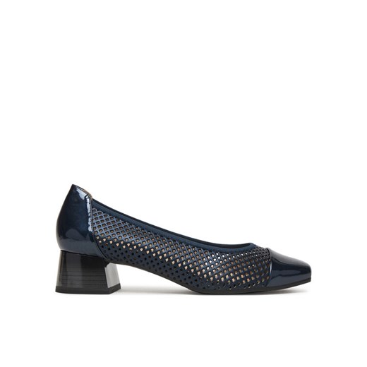 Półbuty Caprice 9-22304-46 Granatowy ze sklepu eobuwie.pl w kategorii Czółenka - zdjęcie 188652701