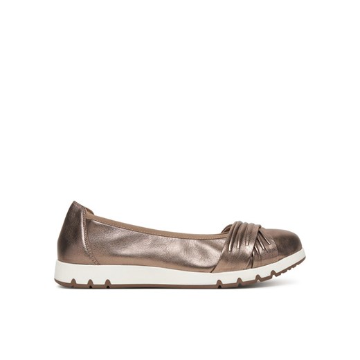 Baleriny Caprice 9-22118-44 Beżowy ze sklepu eobuwie.pl w kategorii Balerinki - zdjęcie 188656654