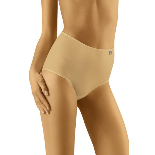 Wol-Bar Tahoo Maxi Majtki wysokie figi, beż ze sklepu kontri.pl w kategorii Majtki damskie - zdjęcie 188669751
