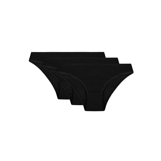 Vivisence 4003 3-pack Majtki figi, czarny ze sklepu kontri.pl w kategorii Majtki damskie - zdjęcie 188669761