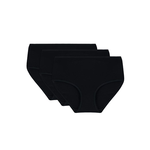 Vivisence 4001 3-pack Majtki figi, czarny ze sklepu kontri.pl w kategorii Majtki damskie - zdjęcie 188669994