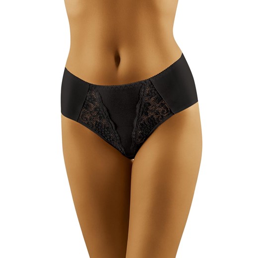 Wol-Bar Eco-Li Majtki figi, czarny ze sklepu kontri.pl w kategorii Majtki damskie - zdjęcie 188670051