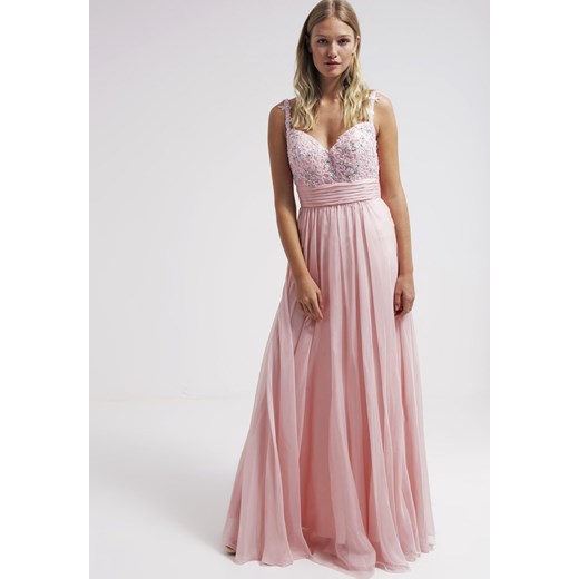 Luxuar Fashion Suknia balowa rose zalando rozowy poliester