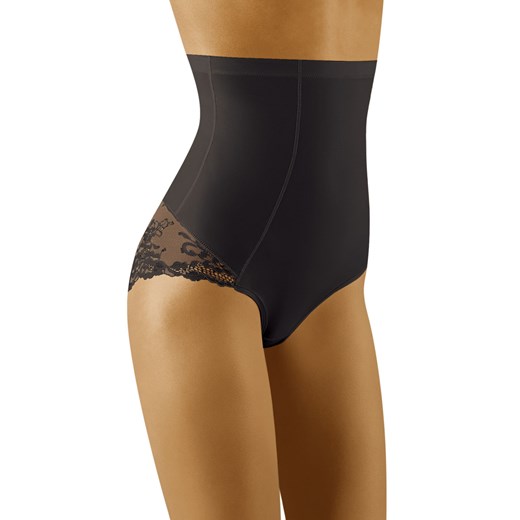 Wol-Bar Valoria Majtki wysokie figi, czarny ze sklepu kontri.pl w kategorii Majtki damskie - zdjęcie 188670920