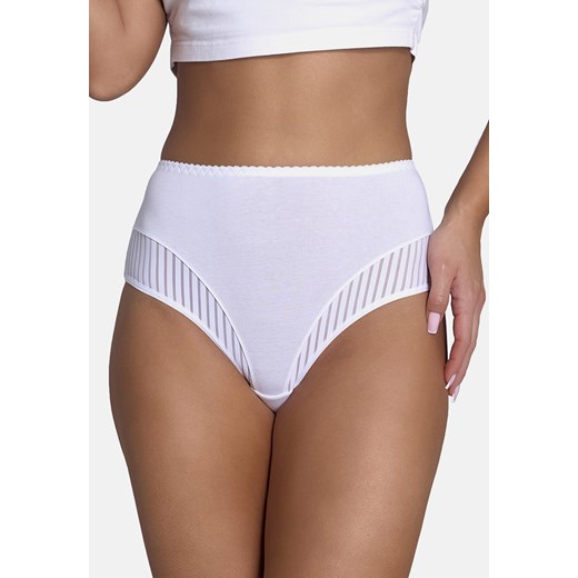Wol-Bar Eco-QI Majtki wysokie figi, biały ze sklepu kontri.pl w kategorii Majtki damskie - zdjęcie 188671091