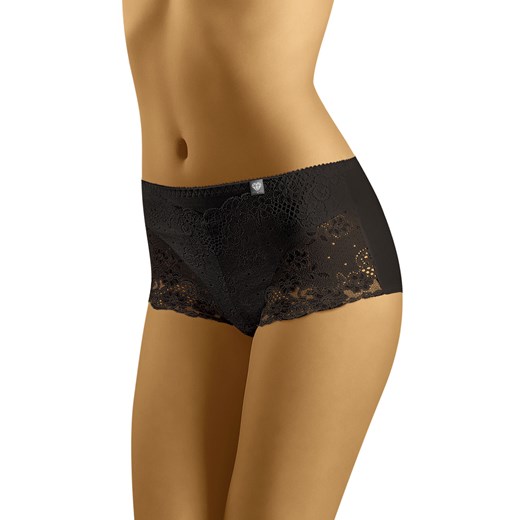 Wol-Bar Diamond 3508 Majtki figi, czarny ze sklepu kontri.pl w kategorii Majtki damskie - zdjęcie 188671372