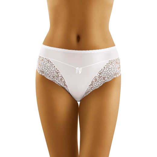 Wol-Bar Sara II Majtki wysokie figi, biały ze sklepu kontri.pl w kategorii Majtki damskie - zdjęcie 188672110