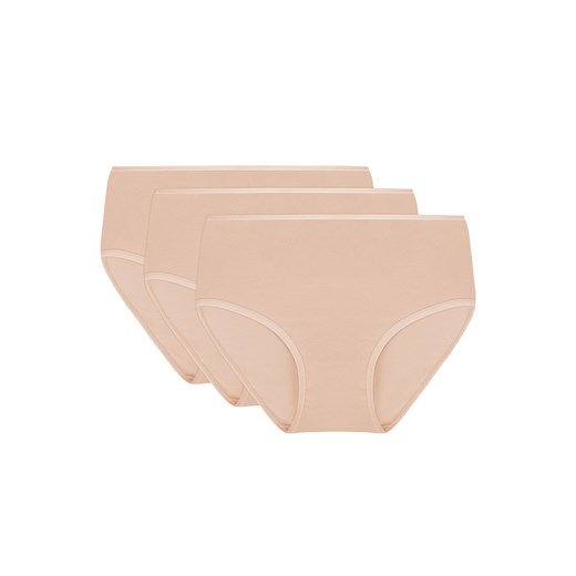 Vivisence 4001 3-pack Majtki figi, beżowy ze sklepu kontri.pl w kategorii Majtki damskie - zdjęcie 188672844