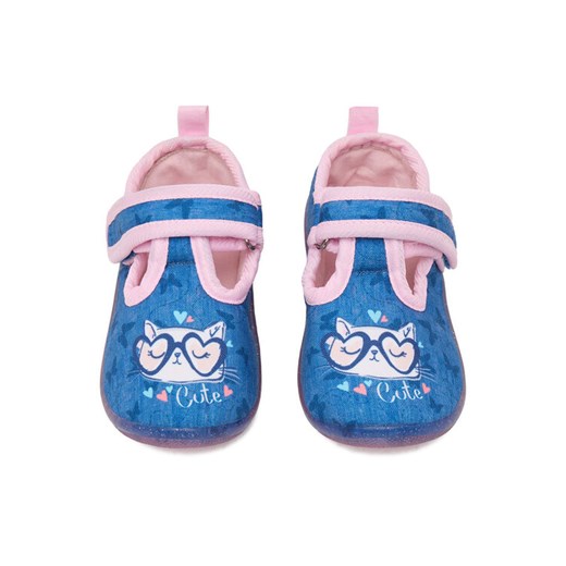 Nelli Blu Kapcie 24SSZ1150 Granatowy ze sklepu MODIVO w kategorii Kapcie dziecięce - zdjęcie 188677292