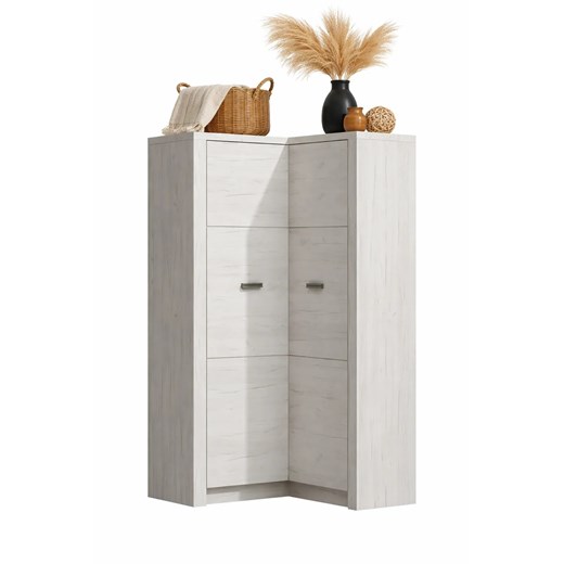 Garderoba Narożna Biały Kraft K2-B93 ze sklepu Edinos.pl w kategorii Szafy - zdjęcie 188680164