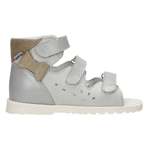 Popielato-Srebrne Sandały Zabudowane Bartek 86803-028 ze sklepu Wojas w kategorii Sandały dziecięce - zdjęcie 188688304