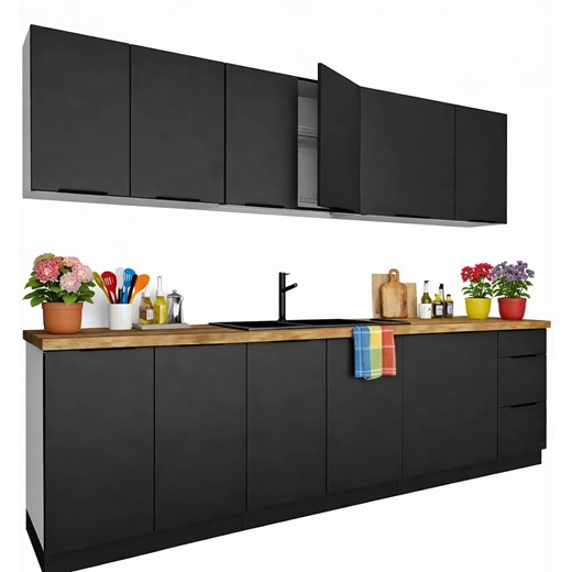 Zestaw szafek kuchennych N8-D61 ze sklepu Edinos.pl w kategorii Zestawy mebli kuchennych - zdjęcie 188689300