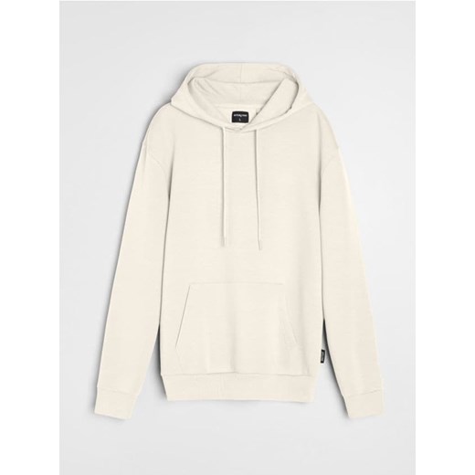 Sinsay - Bluza hoodie basic - kremowy ze sklepu Sinsay w kategorii Bluzy męskie - zdjęcie 188696582