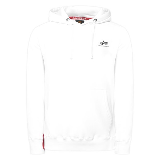 Alpha Industries Bluza Basic 196318 Biały Regular Fit ze sklepu MODIVO w kategorii Bluzy męskie - zdjęcie 188713841