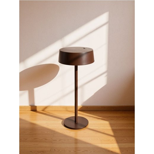 Sinsay - Bezprzewodowa lampka stołowa LED z regulacją jasności - brązowy ze sklepu Sinsay w kategorii Oświetlenie led - zdjęcie 188715871