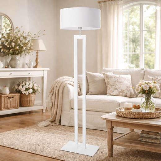 Biała lampa stojąca do salonu KALIFORNIA ze sklepu Lysne w kategorii Lampy podłogowe - zdjęcie 188722143