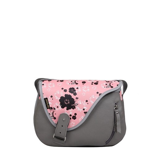 popielato damska listonoszka torebka skórzana Mouse ze sklepu Słoń Torbalski w kategorii Listonoszki - zdjęcie 188729840