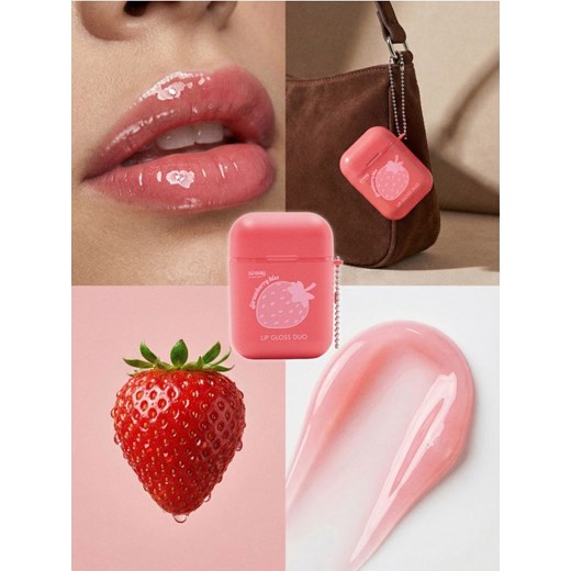 Sinsay - Zestaw błyszczyków z brelokiem - różowy ze sklepu Sinsay w kategorii Błyszczyki do ust - zdjęcie 188734711