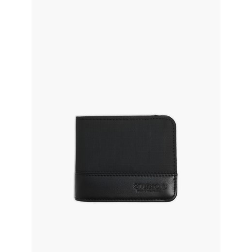 Cropp - Mały czarny portfel - czarny ze sklepu Cropp w kategorii Portfele męskie - zdjęcie 188746271