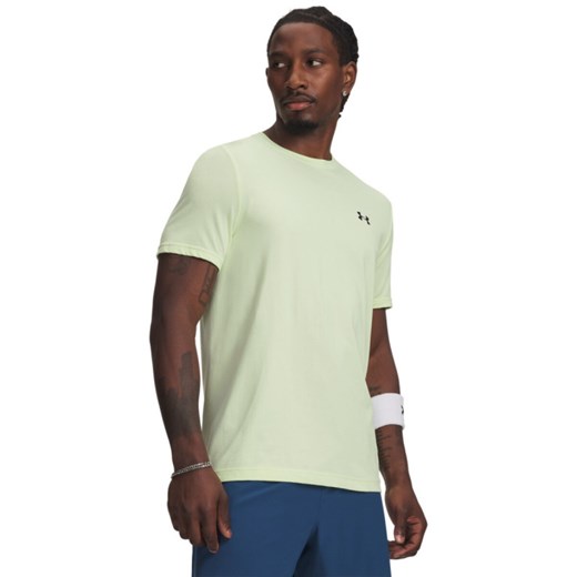 Męska koszulka treningowa Under Armour UA Vanish Elite Seamless SS - zielona ze sklepu Sportstylestory.com w kategorii T-shirty męskie - zdjęcie 188746752