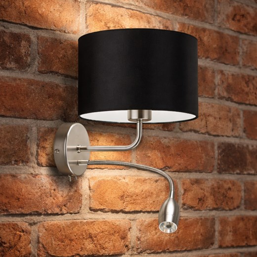 Nowoczesny kinkiet 2 punktowy czarny regulowany LED CAPRI ze sklepu Lysne w kategorii Lampy ścienne - zdjęcie 188754780